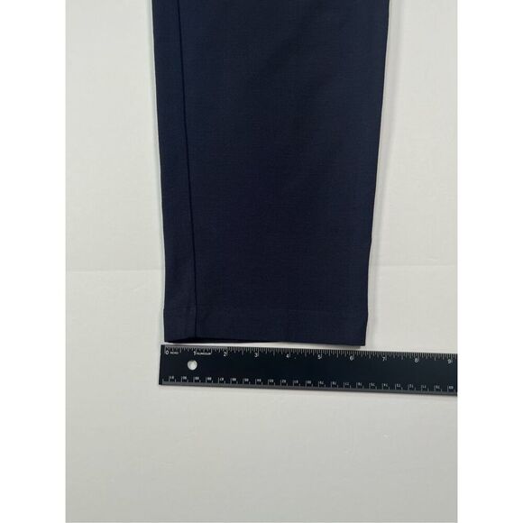 NEW Eileen Fisher Washable Stretch Crepe Pant Pull On Slim Fit Navy Size Large - Picture 8 of 8
